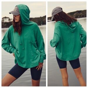 NEW Free People FP Movement Hot Shot Hooded Layer